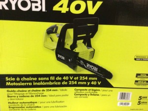 RYOBI 40V 10 in. Cordless Battery Chainsaw (Tool Only) Customer Returns See Pictures