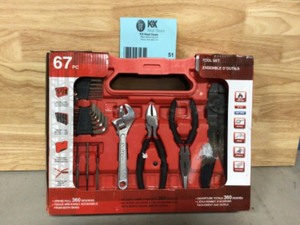 OLYMPIA SAE and Metric Combination Tool Set (67-Piece) Customer Returns See Pictures