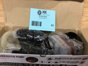 TERA PUMP XL 4 AA Battery Powered Fuel Transfer Pump with Auto-Stop and Extended Hoses Customer Returns See Pictures