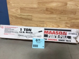 Maasdam PowR Pull 1 to 2-ton Capacity Convertible Winch Puller Come Along Tool with Included Cable Customer Returns See Pictures