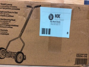 American Lawn Mower Company 14 in. 4-Blade Manual Walk Behind Reel Lawn Mower Customer Returns See Pictures