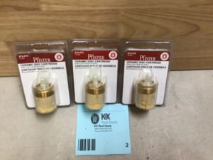 Pfister S74-570 2-12 in. Hot and Cold Genesis Cartridge for Single-Handle Kitchen Faucets (3 units) Customer Returns See Pictures
