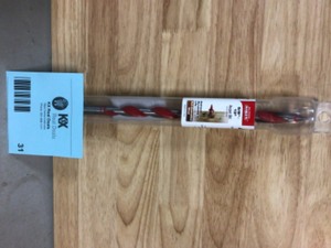 DIABLO 58 in. x 13 in. High Speed Steel Auger Bit Customer Returns See Pictures