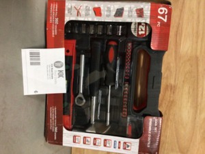 SAE and Metric Combination Tool Set (67-Piece) by OLYMPIA Customer Returns See Terms on Auction