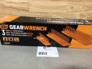 Metric Socket Tray Set (3-Piece) by GEARWRENCHCustomer Returns See Pictures See Terms on Auction