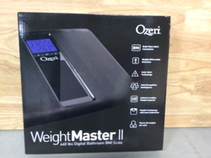 WeightMaster II 440 lbs. Digital Bath Scale with BMI and Weight Change Detection by Ozeri Customer Returns See Pictures See Terms on Auction