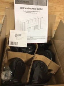 Caster only for Cabinet  Customer Returns See Pictures See Terms on Auction