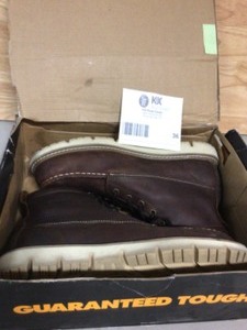 Mens Canton 6 Work Boots - Soft Toe - Walnut Pitstop Size 13(M) by DEWALT Cusetomer Returns See Pictures