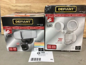 Lot of 2 Mixed Assorted Lighting May Contain Missing Parts and Pieces Customer Returns See Pictures