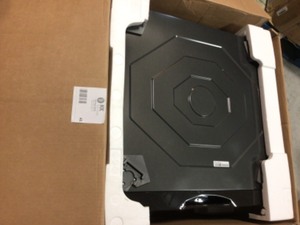 14.2 in. Fingerprint-Resistant Brushed Black Laundry Pedestal with Storage Drawer by Samsung Customer Returns See Pictures See Terms on Auction