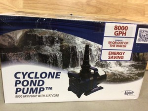 8000 GPH Cyclone Pump for Ponds, Fountains, Waterfalls, and Water Circulation by Alpine Corporation Customer Returns See Pictures See Terms on Auction