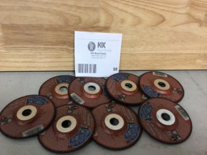 Lot of DIABLO 4 in. x 18 in. x 58 in. Metal Cut-Off Disc with Type 27 Depressed Center&nbspCustomer Returns See Pictures See Terms on Auction