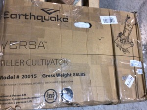 99cc Gas Versa Compact Tiller by Earthquake&nbspCustomer Returns See Pictures See Terms on Auction