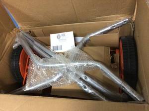 14 in. 4-Blade Manual Walk Behind Reel Lawn Mower by American Lawn Mower Company Customer Returns See Pictures See Terms on Auction