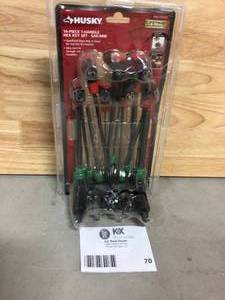 14-Piece T-Handle SAE &amp MM Hex Key Set by Husky Customer Returns See Pictures See Terms on Auction