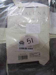 lot 51 image: Heavyweight Linen Blend Duvet Cover & Pillow Sham Set - Casaluna-FullQueen, Dark Gray