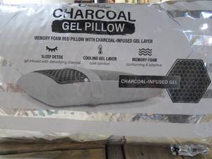 lot 23 image: Comfort Revolution Charcoal Gel Memory Foam Pillow