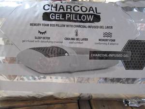 lot 24 image: Comfort Revolution Charcoal Gel Memory Foam Pillow
