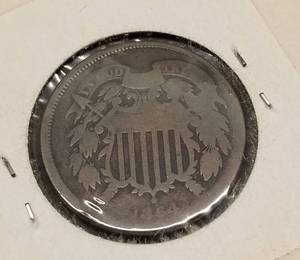 1864 US TWO CENT PIECE