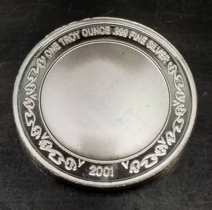 1 TROY OZ .999 FINE SILVER HAPPY BIRTHDAY ROUND