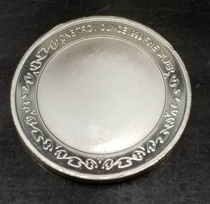 1 TROY OZ .999 FINE SILVER 25TH ANNIVERSARY ROUND