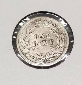 1911-D US BARBER DIME