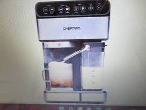 lot 13 image: Chefman 6-in-1 Espresso Machine ope...