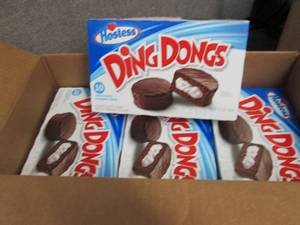 lot 27 image: 4-12.7 oz Boxes Hostess Ding Dongs...