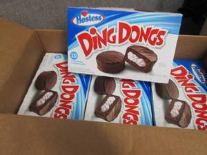 lot 28 image: 4-12.7 oz Boxes Hostess Ding Dongs...