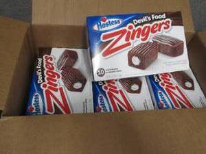 lot 29 image: 4-12.7 oz Boxes Hostess Devils Foo...