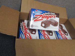 lot 31 image: 4-12.7 oz Boxes Hostess Devils Foo...