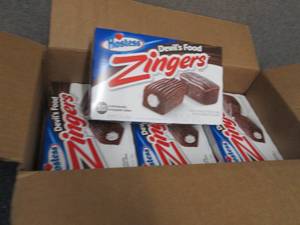 lot 32 image: 4-12.7 oz Boxes Hostess Devils Foo...