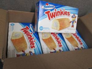 lot 34 image: 4-13.58 oz Boxes Hostess Twinkies...