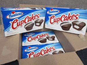 lot 42 image: 4-12.7 oz Boxes Hostess Chocolate C...
