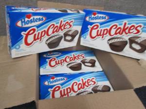 lot 44 image: 4-12.7 oz Boxes Hostess Chocolate C...
