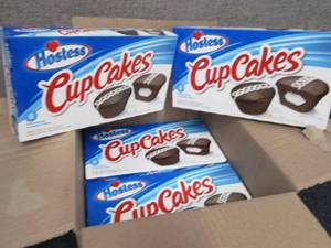 lot 46 image: 4-12.7 oz Boxes Hostess Chocolate C...