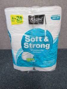 lot 52 image: 12 Mega Rolls Soft & Strong Toilet ...