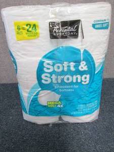 lot 53 image: 12 Mega Rolls Soft & Strong Toilet ...