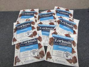 lot 56 image: 8- 3 oz Pks Lorissas Original Tend...