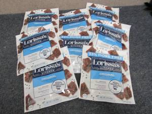 lot 59 image: 8- 3 oz Pks Lorissas Original Tend...
