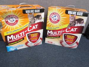 lot 63 image: 2 Boxes Arm & Hammer Clumping Cat L...