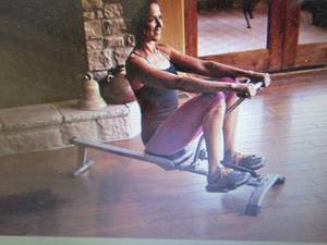 lot 80 image: Fitness Rowing Machine  Approx. 45-12W x 13D x 59H open...