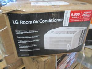 lot 87 image: LG 6,000 BTU Window Air Conditioner...