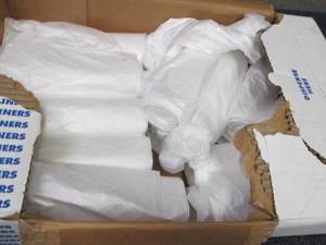 lot 184 image: Coreless Rolls 20-30 Gallon 10 mic ...