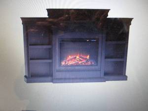 lot 238 image: Ameriwood Home Lamont Mantel Electr...