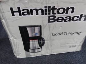 lot 255 image: Hamilton Beach 10-Cup Thermal Caraf...