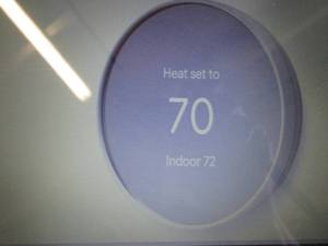 lot 274 image: Google Nest Smart Thermostat open b...