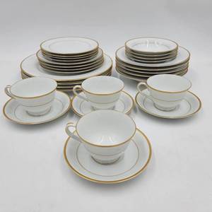 Elegant Rare Vintage Noritake Goldcroft Gold-Trimmed 35 Piece Dining Set I (Valued $350)