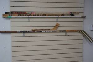 lot 68 image: hockey sticks