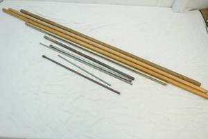 lot 69 image: threaded rods , round handles